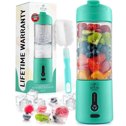 Personal Blender - 18Oz Rechargeable Blender That Crushes Ice