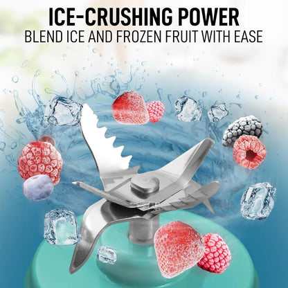 Personal Blender - 18Oz Rechargeable Blender That Crushes Ice